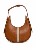 Tan Kikoi Crescent Shoulder bag