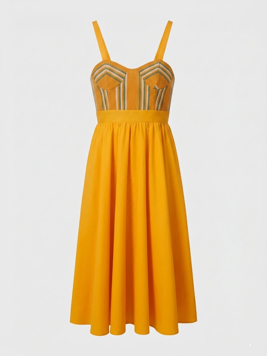 Corset Midi Dress